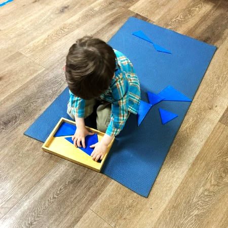 Primary Montessori Working With Shapes